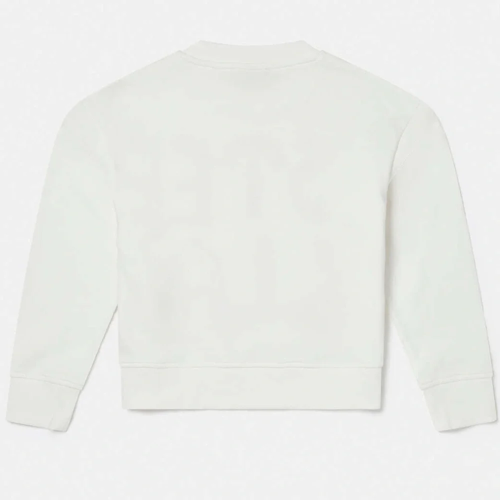 Baby Girl Stella McCartney Rainbow Logo Sweatshirt Hoodie White Toddler 2T Kids - Picture 3 of 7